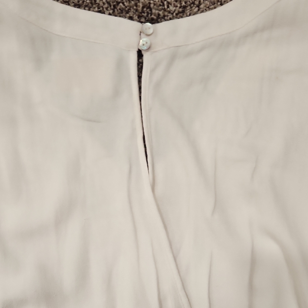 Skies Are Blue Cream Romper with Red Accents - Picture 9 of 10